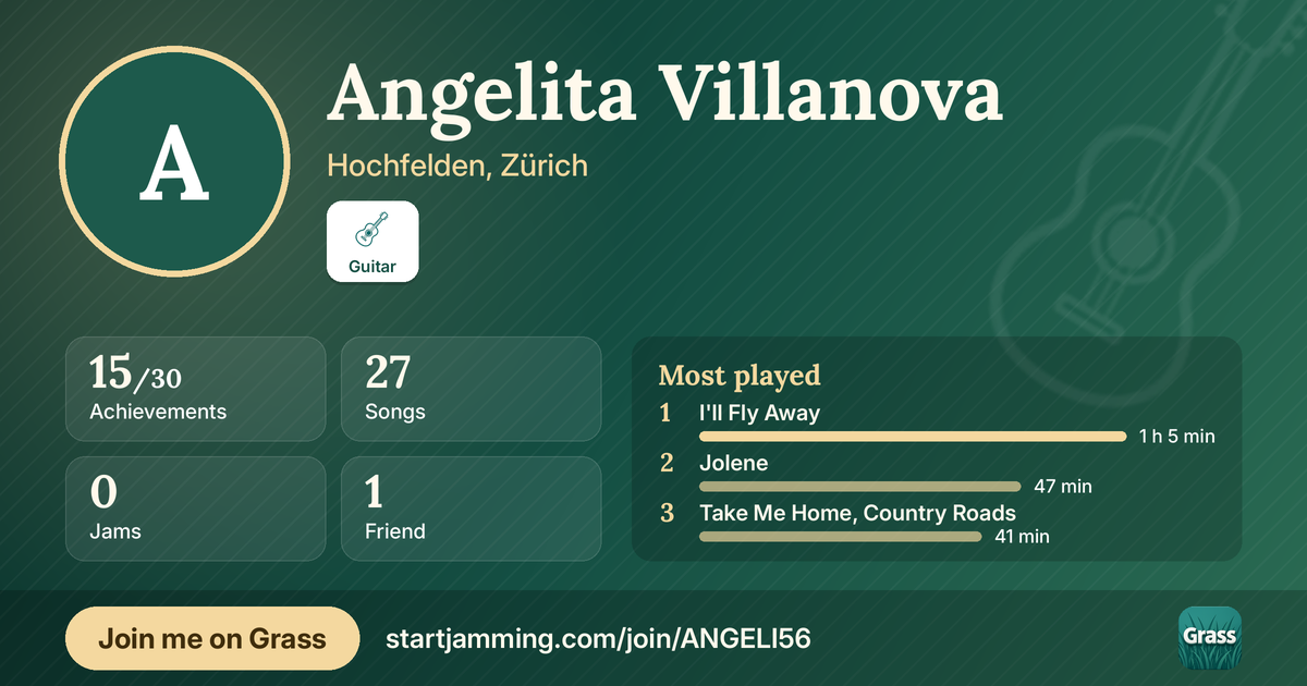 Angelita Villanova’s card