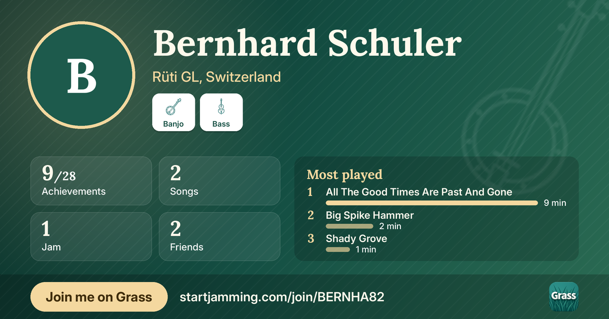 Bernhard Schuler’s card