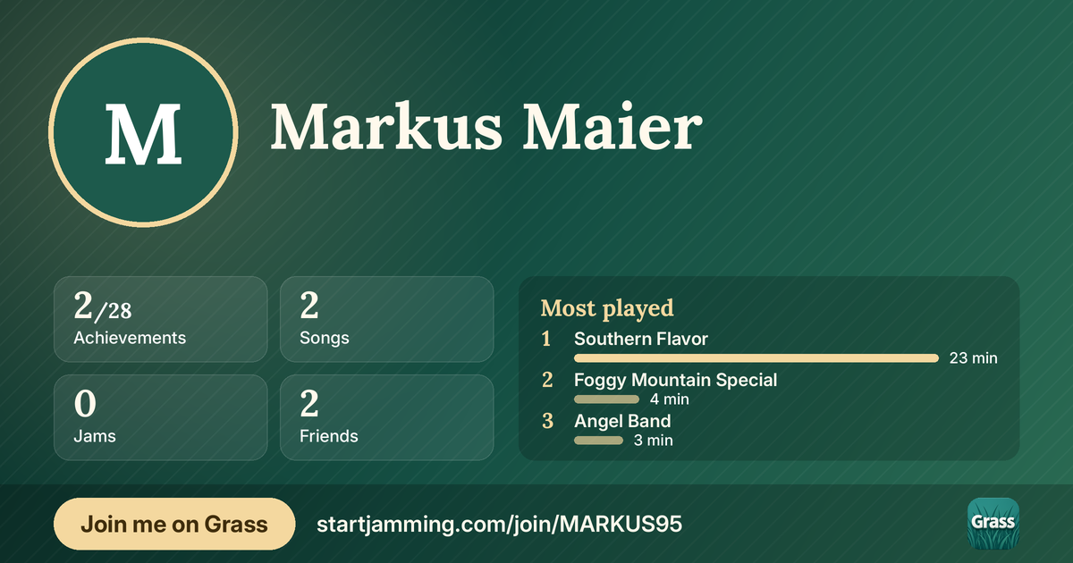 Markus Maier’s card