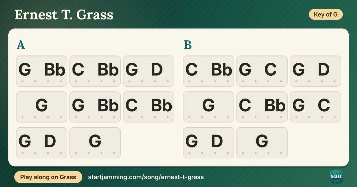 Ernest T. Grass chord chart